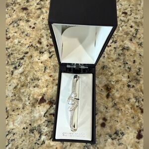 Silver and Pearl Bracelet